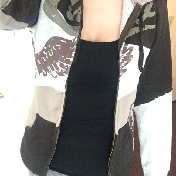 Active Brand Zip-Up Fleece Lined Hoodie - Picture 3 of 6